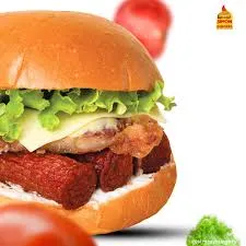 L برگر ساسچ مرغ