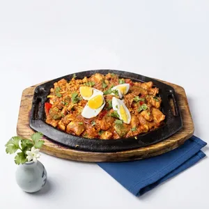 Chicken Jalfrezi Hot Plate | جلفریزی گوشت مرغ