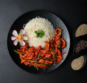 Beef Chili Dry with Rice | بیف چیلی درای همراه با برنج