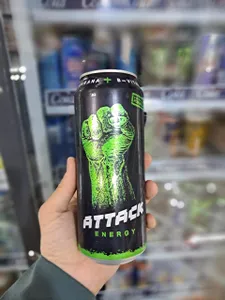 Attack Energy Drink | نوشابه انرژی‌زای اتک