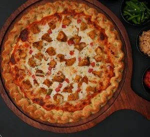 Chicken Tikka Pizza | پیتزای چکن تکه