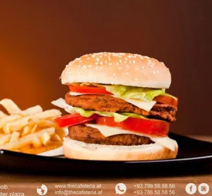 Egg Cheese Burger With Salami