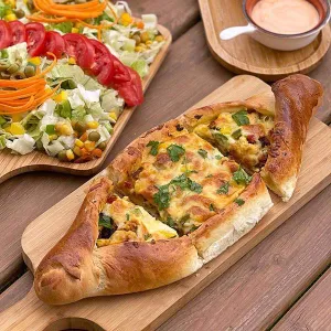 پیده ترکی از پنیر تخم متوسط