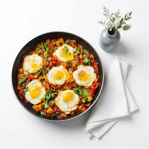 Egg Karahi with Tomatoes (2 Eggs) | کرایی تخم‌مرغ با رومی (دو عدد)