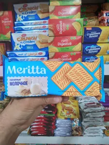 Meritta Digestive Sugar Free | بسکویت رژیمی تیفانی بدون شکر