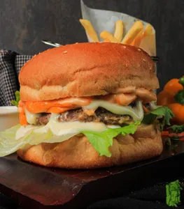 Double Cheese, Beef Burger
