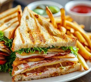 Chicken Club Sandwich (Double)