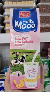 Shirin Asal Milk Moo Low Fat 1L | شیر کم‌چرب میلک مو ۱ لیتر