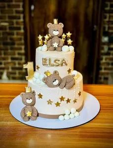 Boys Cake With Bear | کیک پسرانه خرسکدار