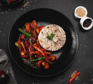 Chicken Chili Dry With Rice