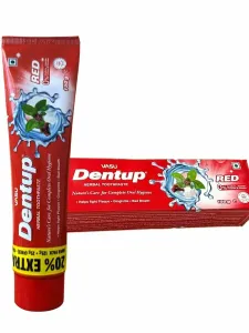 Dentup Toothpaste – Made in India, 150 g | ډینټپ د غاښونو کریم د هندوستان هیواد تولید ۱۵۰ ګرامه