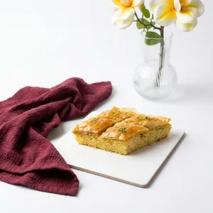 Basbousa Baklava Cake | کیک بسبوسه باقلوا