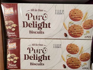Pure Delight Biscuits Peanut | بسکویت پیور دِلایت با طعم مومپلی