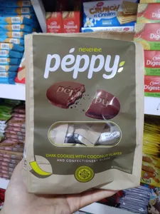 Peppy Dark Cookies Coconut | بسکویت پپی با ناریال