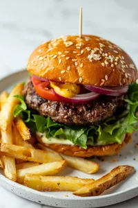 Chicken Burger Egg | چکن برگر با تخم‌مرغ
