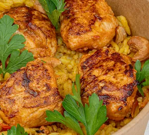 Chicken Cashew Nut With Rice