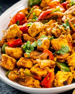 Chicken Jalfrezi (Hot Plate)